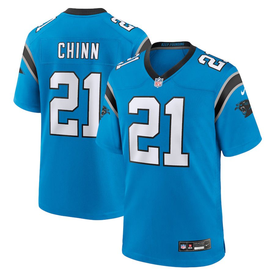 Men Carolina Panthers #21 Jeremy Chinn Nike Blue Alternate Game NFL Jersey->carolina panthers->NFL Jersey